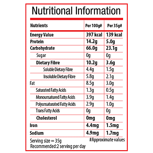 Bagrry's White Oats - High In Protein & Fibre Re, 200 g Pouch 