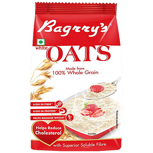 Bagrry's White Oats - High In Protein & Fibre Re, 200 g Pouch 