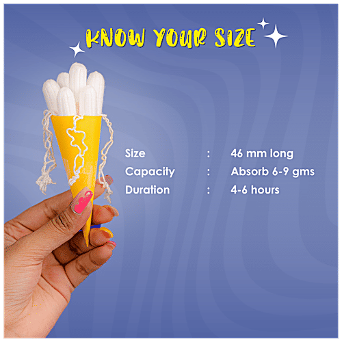 Buy Lemme Be Light Flow Mini Tampons 100 Cotton Certified