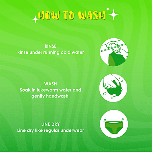 Lemme Be Period Panties - For Women, Small, Black, Reusable, Holds Upto 120 ml Capacity, Leak Proof, 1 pc  