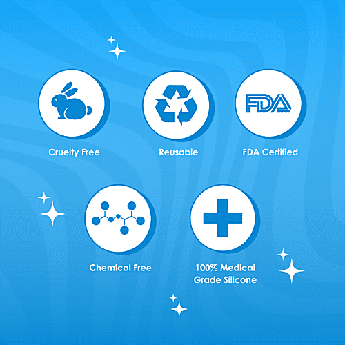 Lemme Be Z Cup Reusable Menstrual Cup - Medium, Assorted Colour, Soft & Rash Free, 1 pc