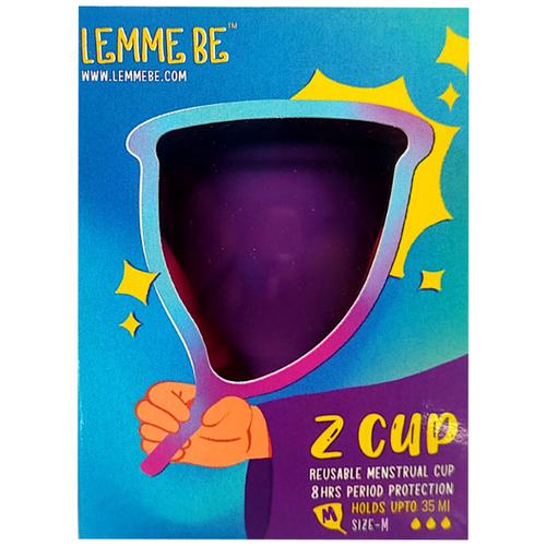 Buy Lemme Be Z Cup Reusable Menstrual Cup - Medium, Assorted Colour, Soft &  Rash Free Online at Best Price of Rs 1110 - bigbasket