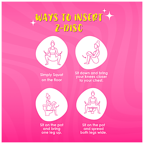 Lemme Be Reusable Menstrual Cup Disc - With A Soft Pouch, Small, Pink, Rash Free, 1 pc  