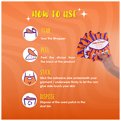 Lemme Be Pain-O-Pause Pain Relief Heat Patch, 5 pcs  