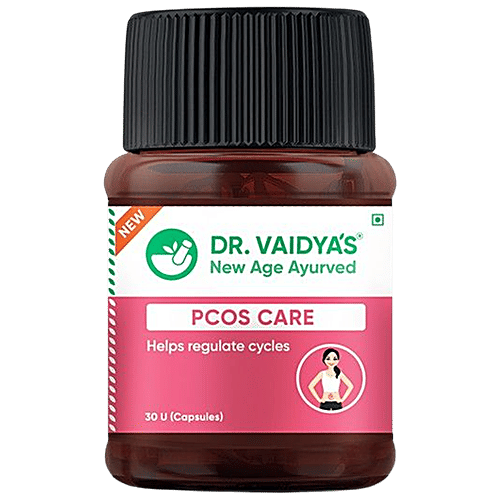 Dr.Vaidya's PCOS Care Capsule - Helps Regulate Cycles, 30 pcs  