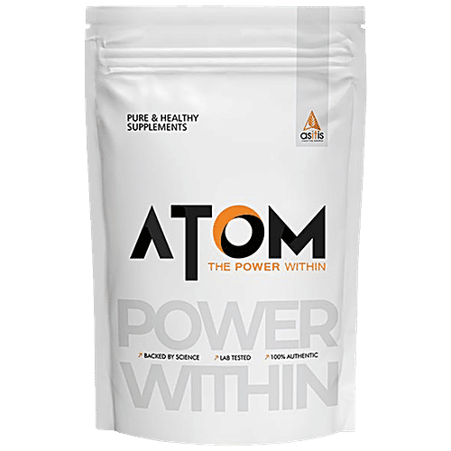 As-It-Is Nutrition ATOM Beginners Whey Protein - Increases Muscle & Body Strength, Mango Flavour, 1 kg  