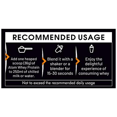 As-It-Is Nutrition ATOM Whey Protein - With Digestive Enzymes, No Added Sugar, French Vanilla, 1 kg  