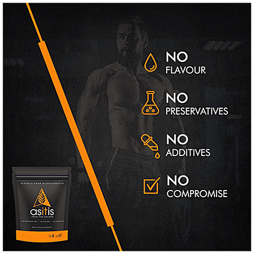 As-It-Is Nutrition Whey Protein Isolate - Ultimate Lean Muscle Protein, Preservative Free, Unflavoured, 1 kg