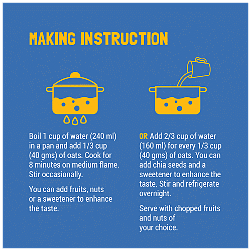 Buy Slurrp Farm Oats Jumbo Rolled Ready To Cook, Protein Rich Online