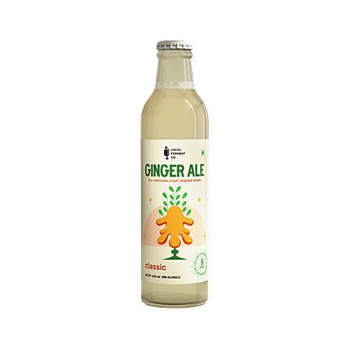 Local Ferment Co Classic Ginger Ale, 250 ml  Natural Fizzy Ginger Drink, Non-Alcoholic
