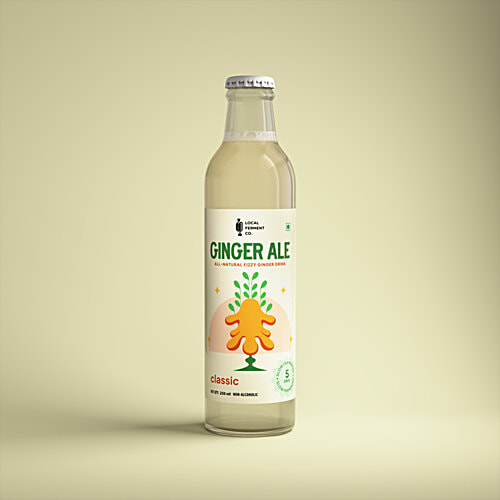 Local Ferment Co Classic Ginger Ale, 250 ml  Natural Fizzy Ginger Drink, Non-Alcoholic