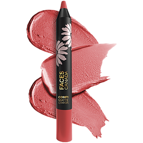 Faces Canada Comfy Matte Crayon - Shea Butter & Chamomile, Long-Lasting, No Dryness, 2.8 g Sorry Not Sorry 15