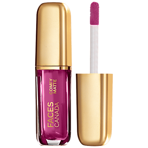 Faces Canada Comfy Matte Lip Color - Long-Lasting, No Dryness, Alcohol Free, 1.2 ml End Of Story 03