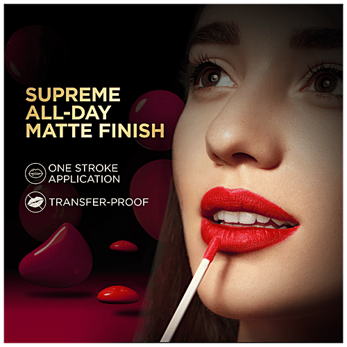 Faces Canada Comfy Matte Lip Color - Long-Lasting, No Dryness, Alcohol Free, 1.2 ml End Of Story 03