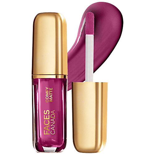 Faces Canada Comfy Matte Lip Color - Long-Lasting, No Dryness, Alcohol Free, 1.2 ml End Of Story 03