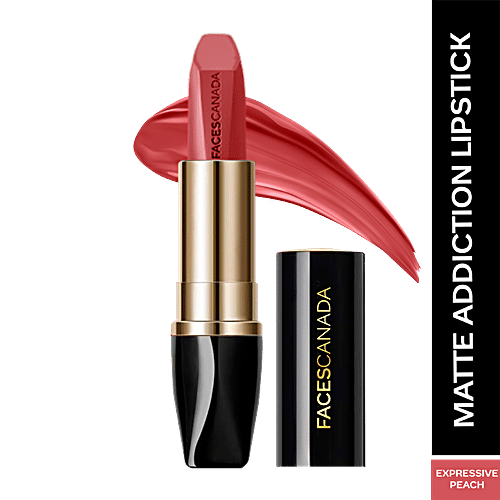 Buy FACES CANADA Matte Addiction Lipstick HD Luxe Finish, Long Stay