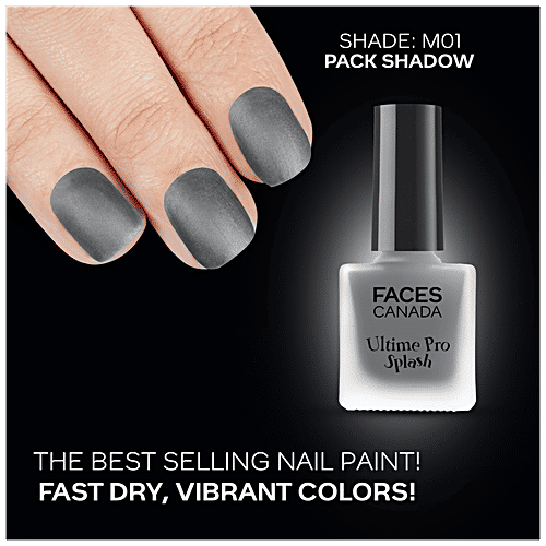 Buy FACES CANADA Ultime Pro Splash Matte Nail Enamel QuickDrying