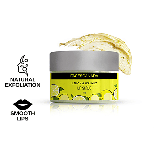 Buy FACES CANADA Lip Scrub Lemon & Walnut, For Soft & Smooth Lips
