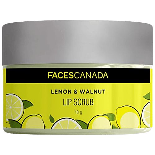 Buy FACES CANADA Lip Scrub Lemon & Walnut, For Soft & Smooth Lips