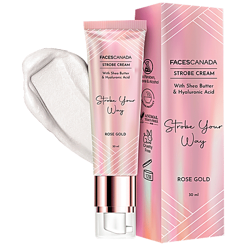 Buy FACES CANADA Strobe Cream With Hyaluronic Acid & Shea Butter