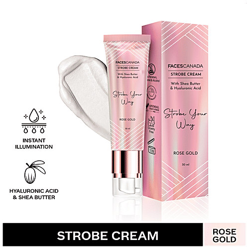 Buy FACES CANADA Strobe Cream With Hyaluronic Acid & Shea Butter