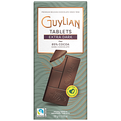 Buy Guylian Chocolate Extra Dark, 85 Cocoa, Tablets Online at Best