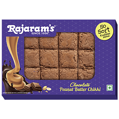 Buy Rajaram's Peanut Butter Chikki Chocolate, ProteinRich, Ready To
