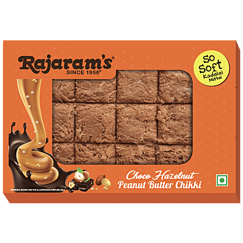 Rajaram's Peanut Butter Chikki - Choco Hazelnut, Protein-Rich, Ready To Eat, 100 g  