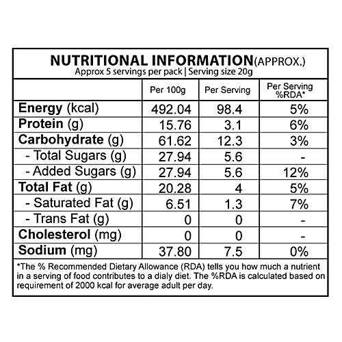 Buy Rajarams Peanut Butter Chikki Mixed Nut, Ready To Eat Online at