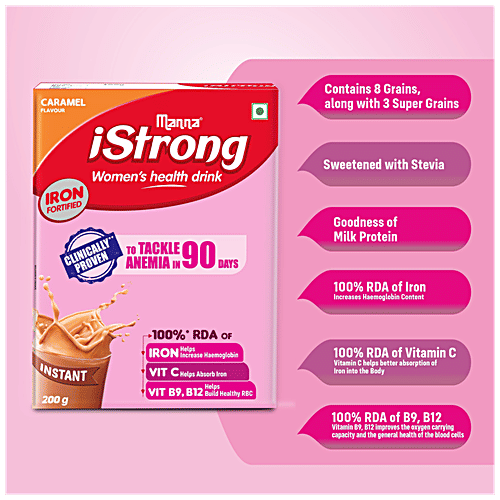 Buy Manna iStrong Women's Health Drink Fortified With Iron, Chocolate
