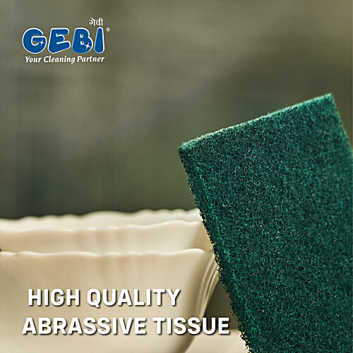 Gebi Green Pad For Utensil Cleaning, 5 pcs