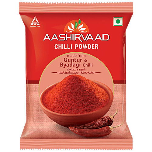 Buy Aashirvaad Chilli Powder With Guntur & Byadagi Chilli Online at