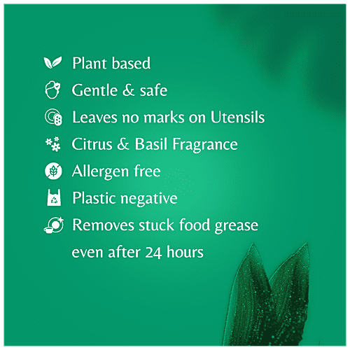 Osh Dishwash Liquid - 99% Natural & Plant Derived, 750 ml (Pack of 2) 