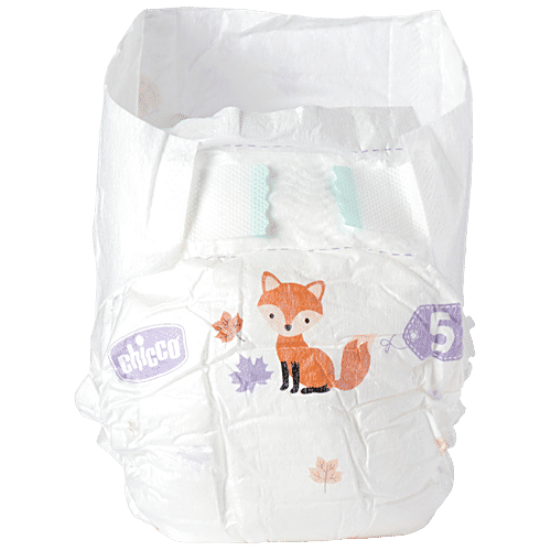 Chicco Airy Junior Diapers - Ultra Fit & Dry, With Air Flow Channel, Flash Dry, 11-25 Kg Body Weight, 18 pcs  