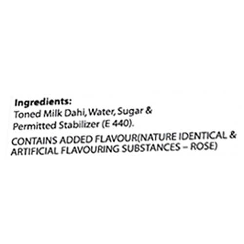 Amul Lassi - Rose Flavour, Source of Calcium & Protein, 250 ml (Pack of 32)