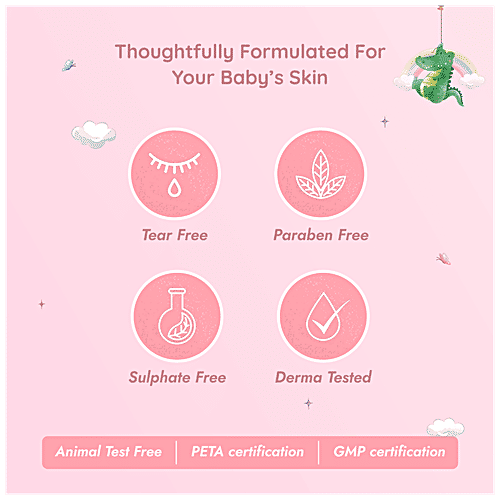 Bumtum Baby Body Wash - No Tears, Paraben & Sulphate Free, Dermatologically Tested, 200 ml  