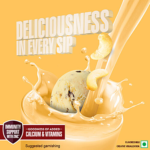 Hershey's Cashew Butterscotch Ice Cream Flavor Milkshake, 180 ml  Enriched With Calcium And Goodness Of Zinc & Vitamins