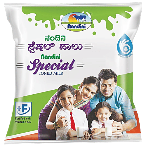 Buy Nandini Special Toned Milk Fortified With Vitamin A & D Online at Best Price of Rs null