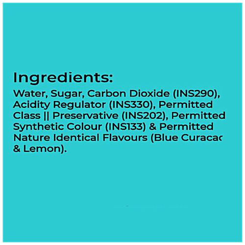 LITT Cocktails Blue Lagoon - Blue Curacao, Lemonade, Non Alcoholic, 250 ml  
