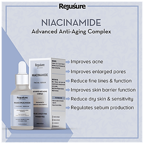 Buy Rejusure 5 Niacinamide Face Serum For Oily & Acne Prone Skin