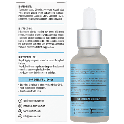 Buy Rejusure 2 Tranexamic Acid Facial Serum Targets