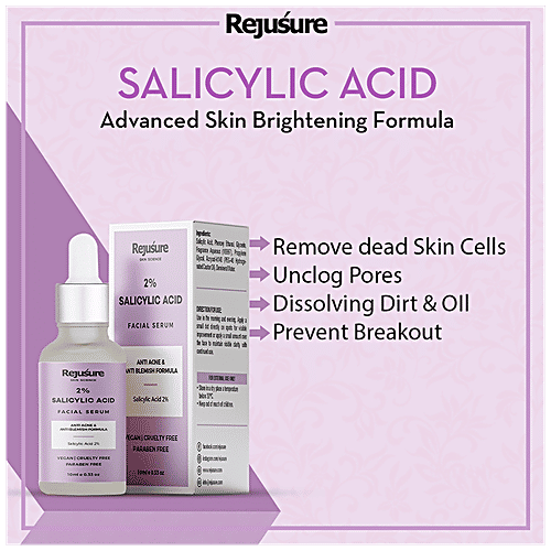 Buy Rejusure 2 Salicylic Acid Facial Serum Reduces Open Pores