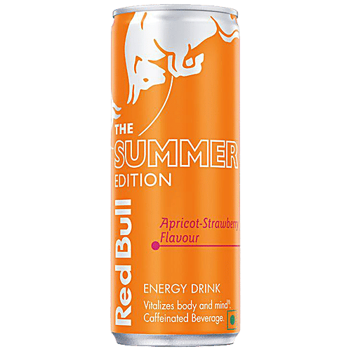 Buy RED BULL Energy Drink The Summer Edition ApricotStrawberry