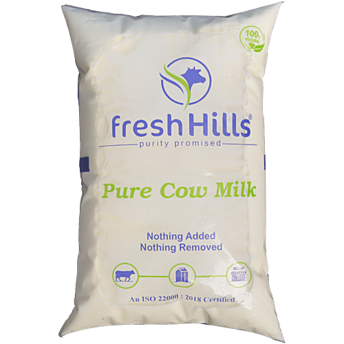 Buy Fresh Hills Milk Pure Cow Milk Rich In Calcium Online at Best