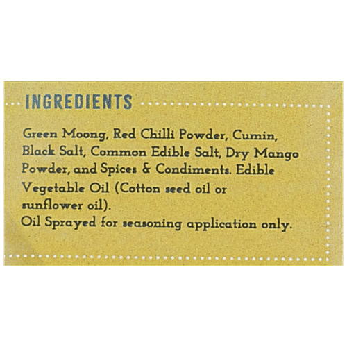 Pour Naturale Moong Jor Healthy Roasted Snack - Masala Flavour, Gluten Free, 150 g  