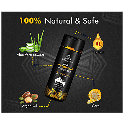 urban gabru Hair Volumizing Powder Wax - For Men, Matte Finish, 24 Hours Strong Hold, 10 g  