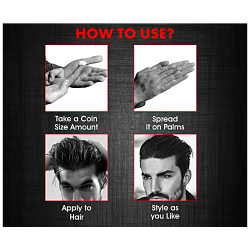 urban gabru Rebel Revolutionizing Hair Styling Clay Wax - For Men, Re-Styleable, Strong Hold, 85 g  