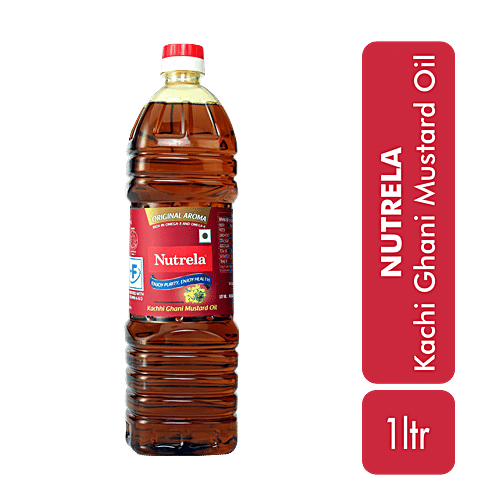Buy Nutrela Kachi Ghani Mustard Oil Online at Best Price of Rs 148.43 bigbasket