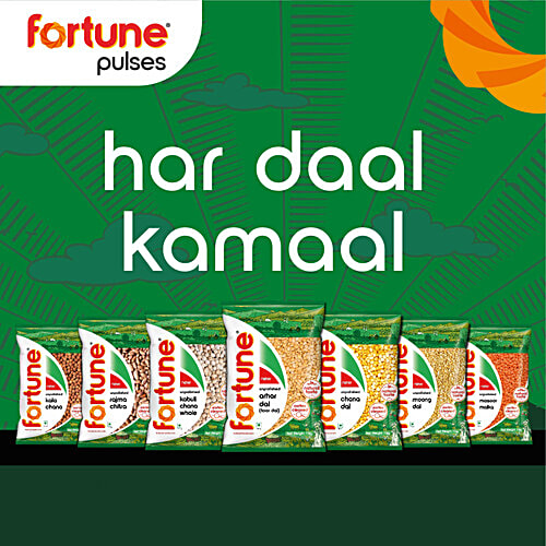 Fortune Unpolished Chana Dal, 500 g  
