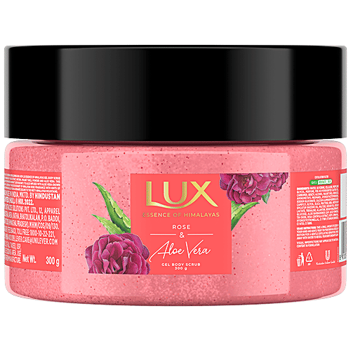 Buy Lux Gel Body Scrub Rose & Aloevera, Essence Of Himalayas Online